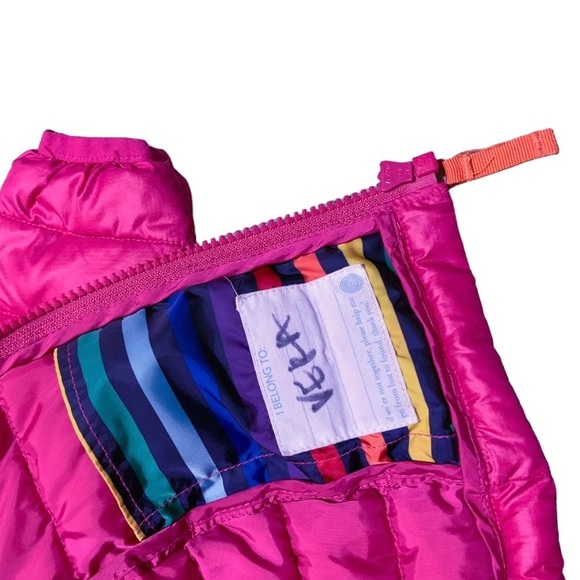 Pink Primary Puffer Jacket 12-18mo - Picture 4 of 4